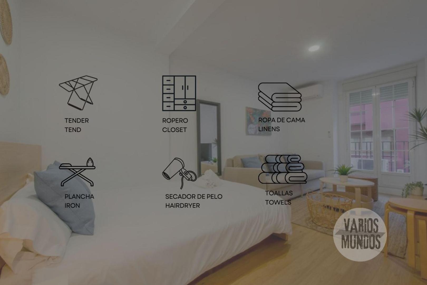 Calle Regueros Loft Para 3Pax En Pleno Chueca Madrid Ngoại thất bức ảnh